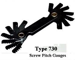 METAL DRILLING ACCESSORIES Norseman Imperial Screw Pitch Gauge