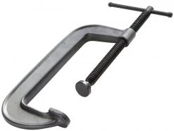 Bessey 540-8 Ductile Alloy Cast Clamp With 8" Capacity X 3 1/4" Throat Depth & 2,750 Lb Clamping Force, Black