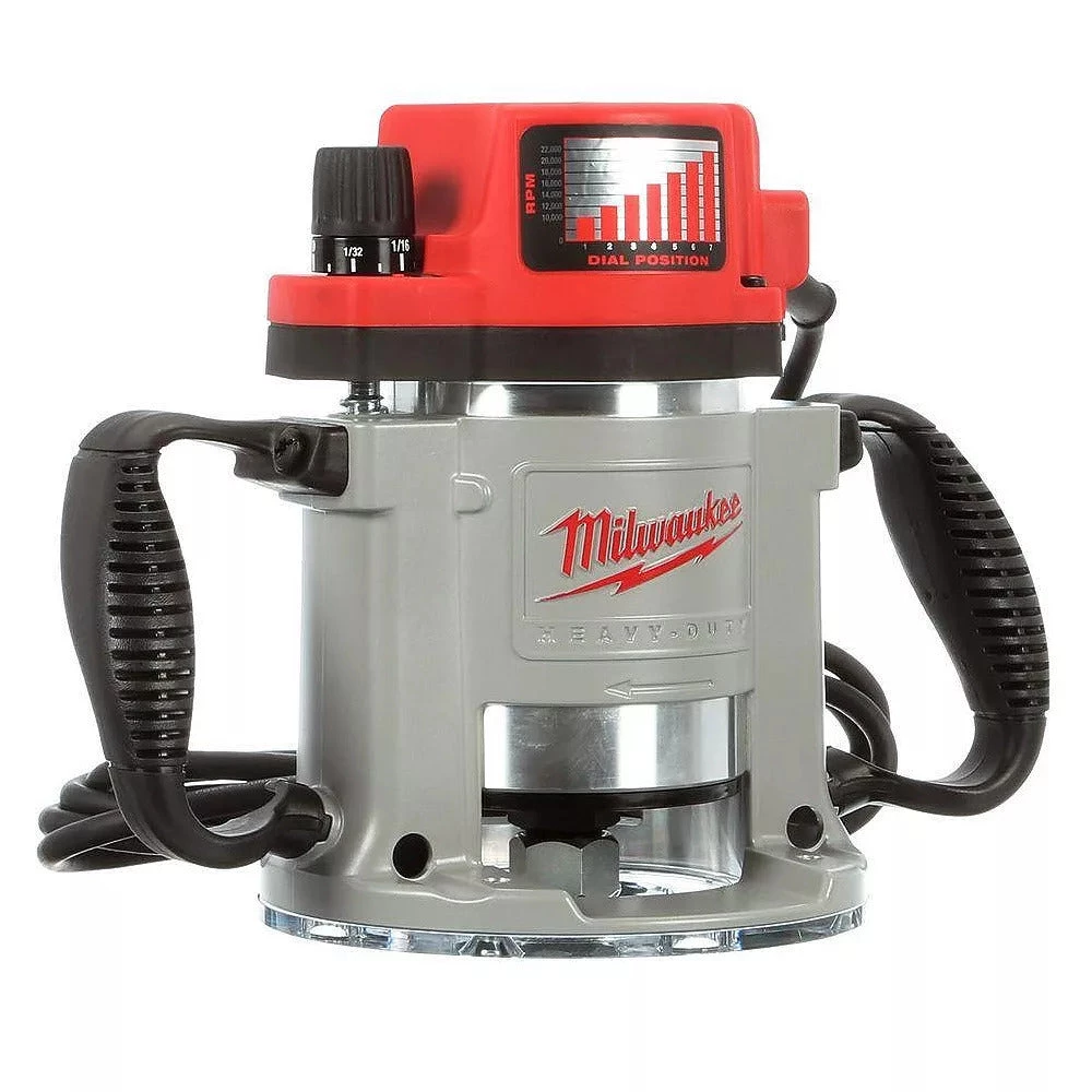 MILWAUKEE 5625-20 3-1/2 Max HP Fixed-Base Production Router - High Performance Power Tool 3 Milwaukee 5625-20 - 3-1/2 Max HP Fixed-Base Production Router WHAT'S NEW