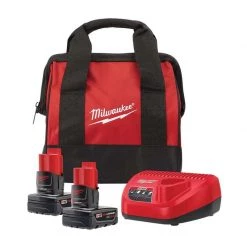 Milwaukee 48-59-2442SPC - M12 2x 4.0Ah Starter Kit With Bag - Special Build WHAT'S NEW