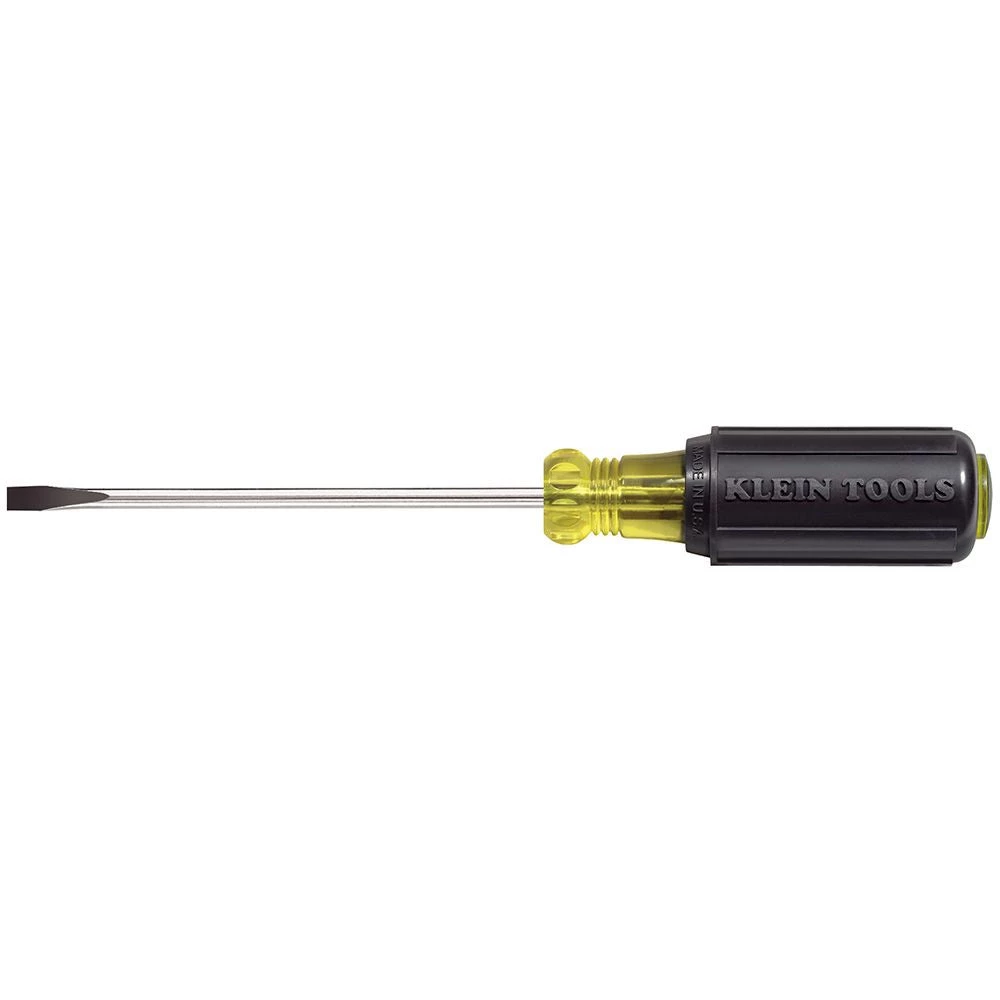 Klein 601-4 - 3/16" Cabinet Tip Screwdriver - 4" 3 Klein 601-4 - 3/16" Cabinet Tip Screwdriver - 4"