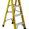 SALE FEATHERLITE 6904 4' EXTRA-HEAVY DUTY FIBERGLASS STEPLADDER