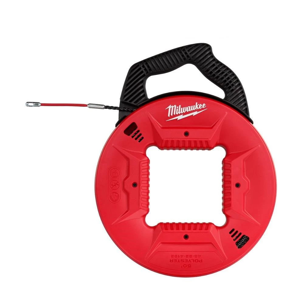 MILWAUKEE 48-22-4192 - 50' Poly Fish Tape With Flex Leader | Durable & Flexible Cable Pulling Tool 3 WHAT'S NEW Milwaukee 48-22-4192 - 50' Poly Fish Tape With Flex Leader