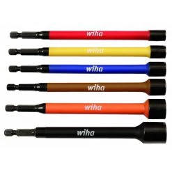 Wiha 70486- Color Coded Magnetic Nut Setters 6-Piece HAND TOOLS