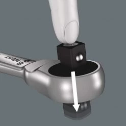 Wera 004048- 8100 SB 8 Zyklop Metal Ratchet Set With Switch Lever, 3/8" Drive SALE