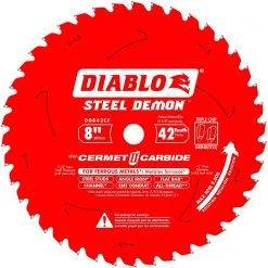 SALE Diablo D0842CF - Diablo 8" 42T Cermet Steel Cutting Blade