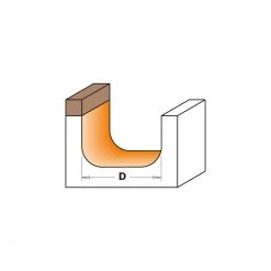 CMT 851.501.11B - 3/4" BOWL & TRAY ROUTER BIT - WITH BEARING SALE