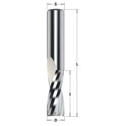 CMT Solid Carbide Upcut Spiral Bit