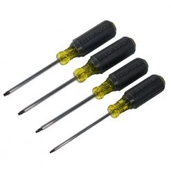KLEIN 85664 - 4PC SQUARE RECESS SCREWDRIVER SET 9 KLEIN 85664 - 4PC SQUARE RECESS SCREWDRIVER SET