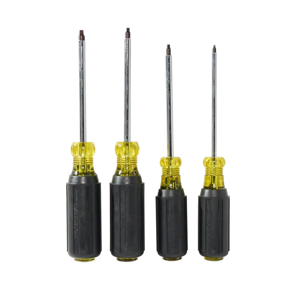 KLEIN 85664 - 4PC SQUARE RECESS SCREWDRIVER SET 3 KLEIN 85664 - 4PC SQUARE RECESS SCREWDRIVER SET