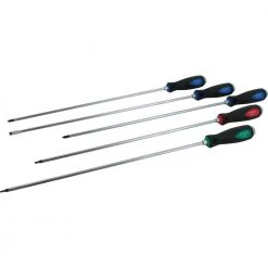 HAND TOOLS Gray Tools 5pc Extra Long Screwdriver Set