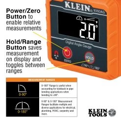POWER TOOLS Klein 935DAG - Digital Angle Gauge And Level