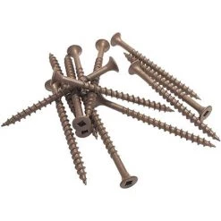 FitsFast 939436 - DECK SCREWS #8X2", JAR 400, BROWN