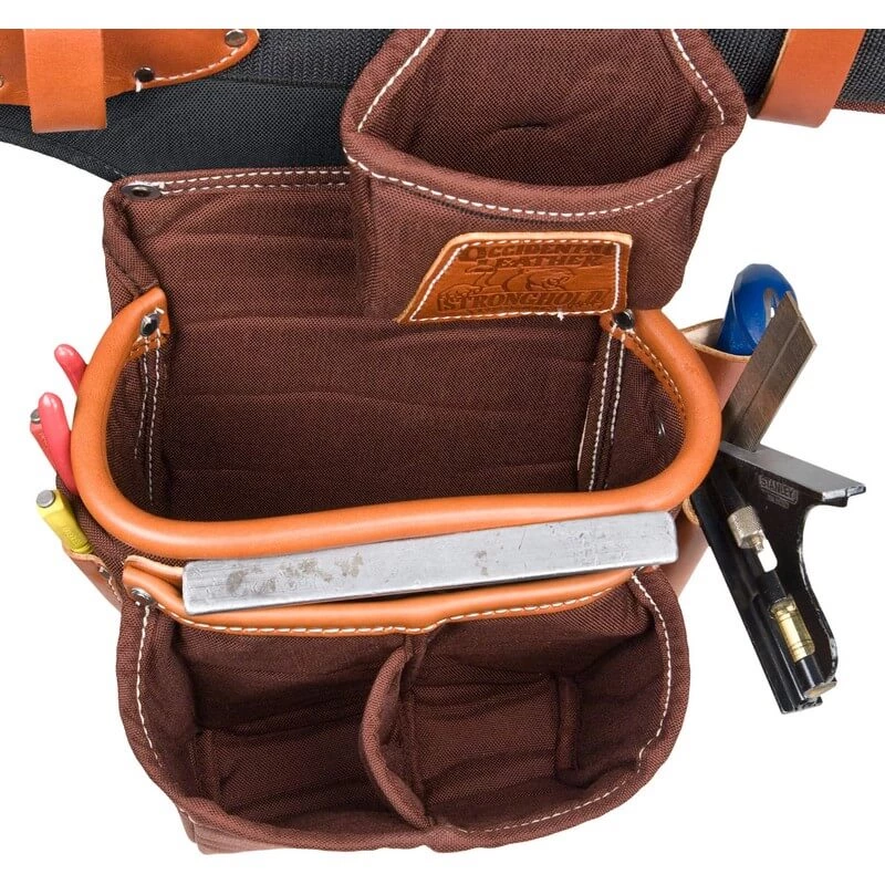 STORAGE Occidental 9855 - Adjust-to-Fit Fat Lip Tool Bag - Cafe 6 STORAGE Occidental 9855 - Adjust-to-Fit Fat Lip Tool Bag - Cafe