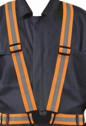 DYNAMIC SAFTEY TSHG33/ - LSASH BELTS ORANGE/SILVER/ORANGE Large 3 DYNAMIC SAFTEY TSHG33/ - LSASH BELTS ORANGE/SILVER/ORANGE Large
