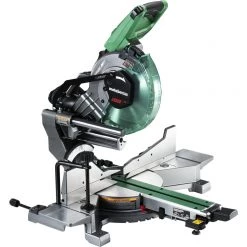 POWER TOOLS Metabo HPT C3610DRAM 36V Multi Volt 10" Dual Bevel Sliding Miter Saw With Wall Adapter