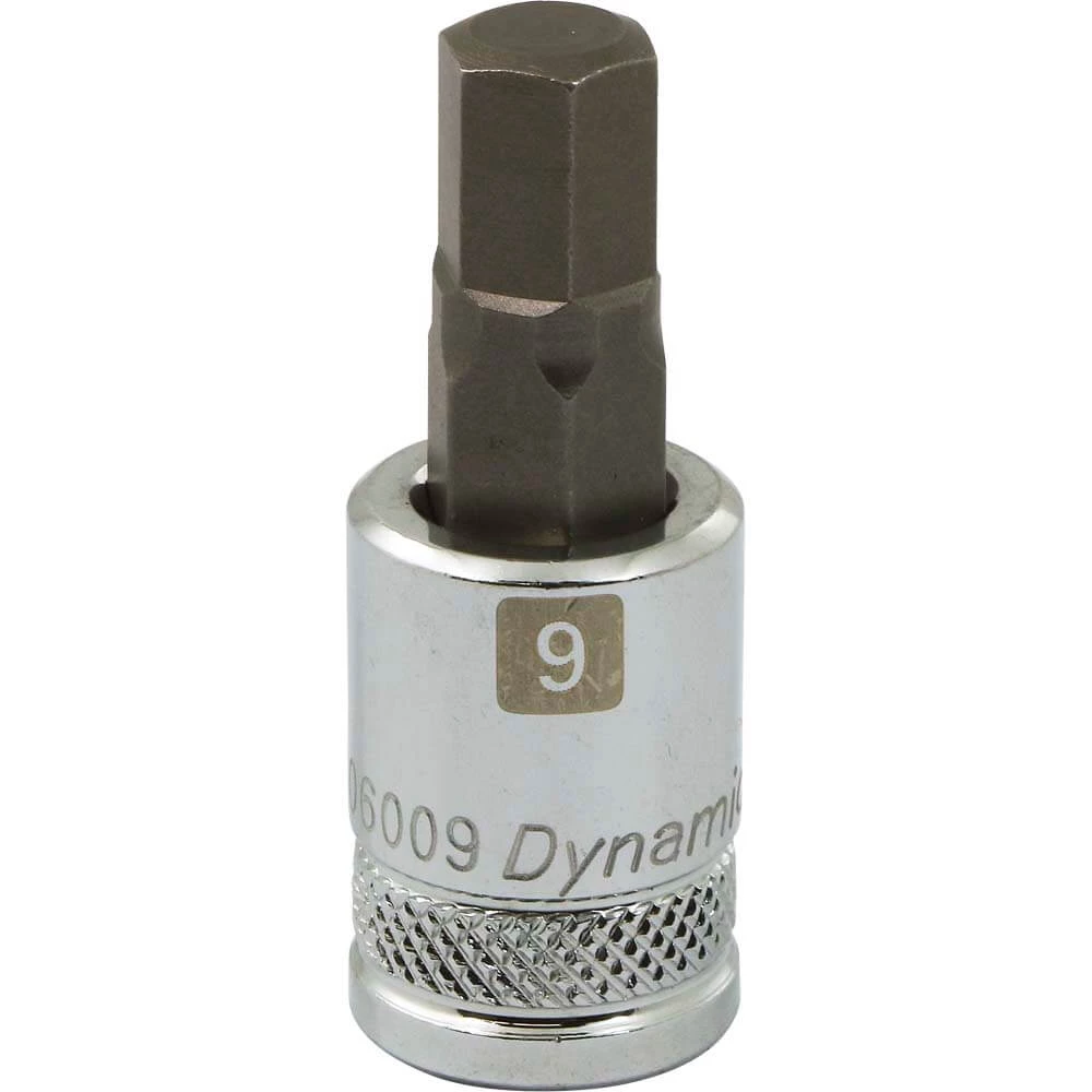 DRIVING AND FASTENING ACCESSORIES Dynamic 3/8" D BIT Socket HEX 9 MM 3 DRIVING AND FASTENING ACCESSORIES Dynamic 3/8" D BIT Socket HEX 9 MM