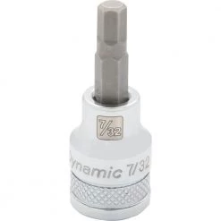 DRIVING AND FASTENING ACCESSORIES Dynamic 3/8" D BIT Socket HEX 7/32"