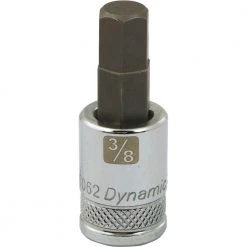 DRIVING AND FASTENING ACCESSORIES Dynamic 3/8" D BIT Socket HEX 3/8"