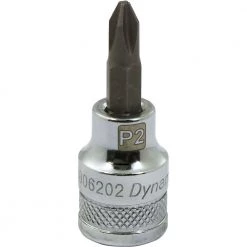 DRIVING AND FASTENING ACCESSORIES Gray GT-D006202 - 3/8" D BIT SOCKET PH2