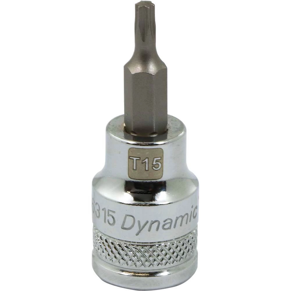 DYNAMIC 3/8" D BIT Socket TTX 15 DRIVING AND FASTENING ACCESSORIES 3 DYNAMIC 3/8" D BIT Socket TTX 15 DRIVING AND FASTENING ACCESSORIES