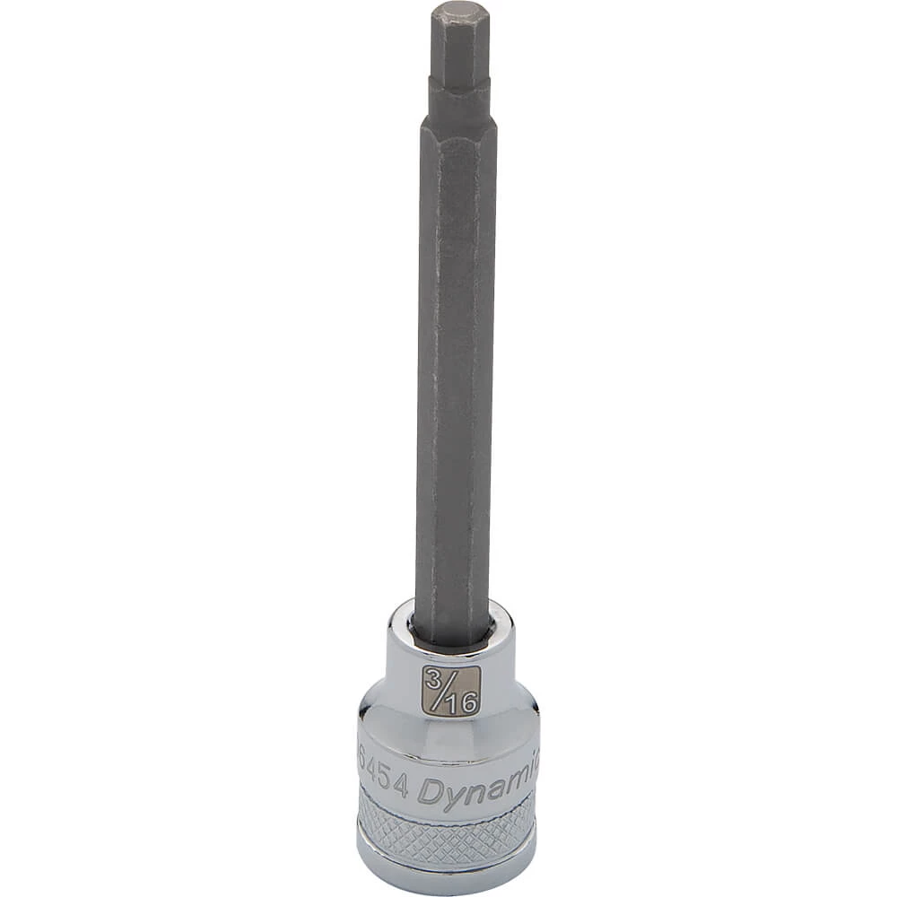 Dynamic 3/8" D BIT Socket HEX 3/16" LONG 3 Dynamic 3/8" D BIT Socket HEX 3/16" LONG
