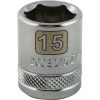 Dynamic 3/8" D 6 PT 15MM Chrome Socket 1 Dynamic 3/8" D 6 PT 15MM Chrome Socket