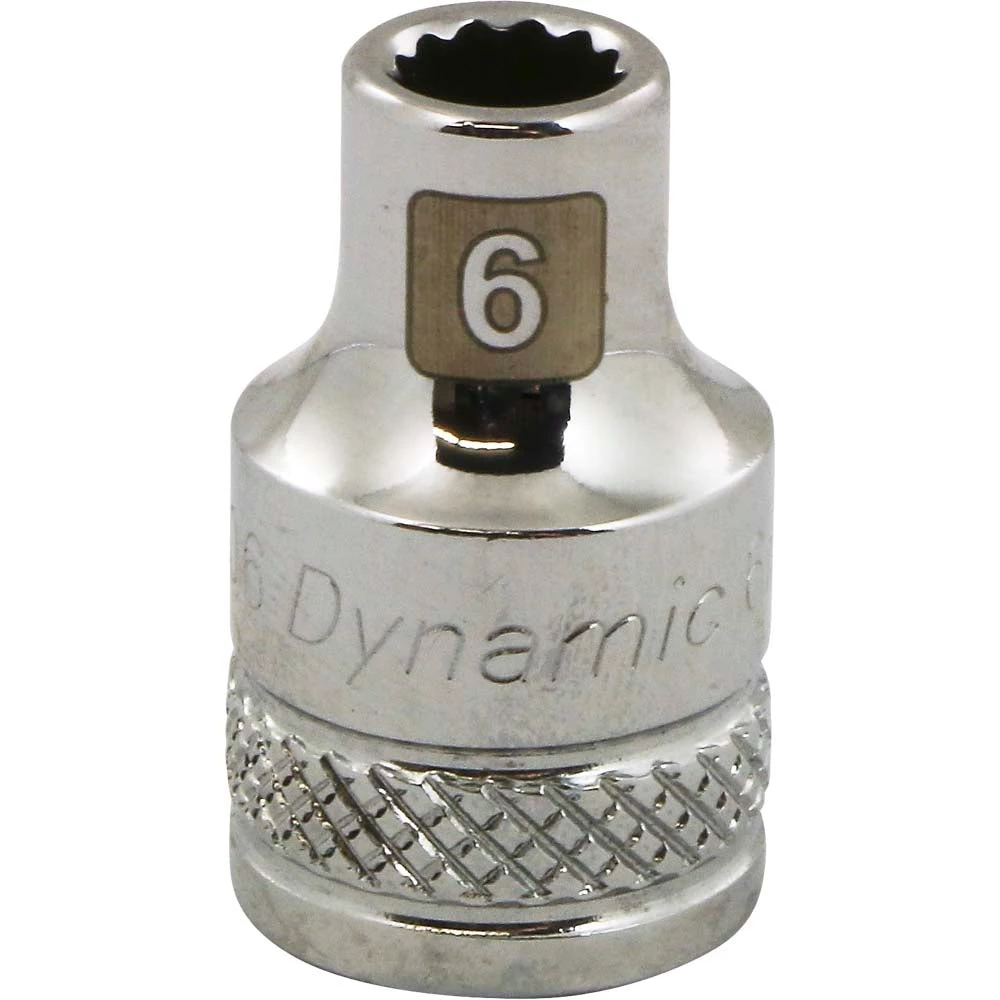 DRIVING AND FASTENING ACCESSORIES Gray GT-D009106 - 3/8" DRIVE 12 POINT 6MM CHROME SOCKET 3 DRIVING AND FASTENING ACCESSORIES Gray GT-D009106 - 3/8" DRIVE 12 POINT 6MM CHROME SOCKET