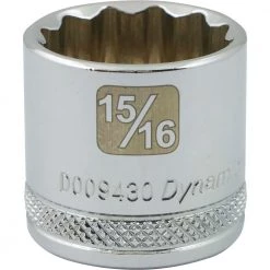 Gray GT-D009430 - 3/8" D 15/16'' 12PT CHROME SOCKET DRIVING AND FASTENING ACCESSORIES