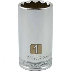 Gray GT-D009632 -3/8" D 12POINT 1'' DEEP CHROME SOCKET DRIVING AND FASTENING ACCESSORIES