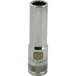 Gray GT-D009710 3/8" D 12POINT 10MM DEEP CHROME SOCKET