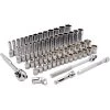 Dynamic Tools D010012 3/8" Drive 6 Point Standard And Deep SAE Metric Socket Set