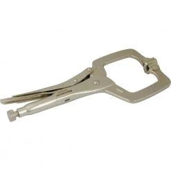 HAND TOOLS Dynamic Tools D055309 Locking Clamp With Swivel Pads, 11"