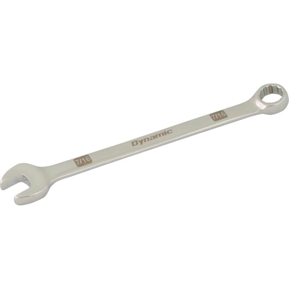 DYNAMIC 7/16" 12 PT COMB WRENCH CHR 3 DYNAMIC 7/16" 12 PT COMB WRENCH CHR