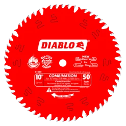 FREUD CUTTING ACCESSORIES Diablo D1050X Combination Saw Blade