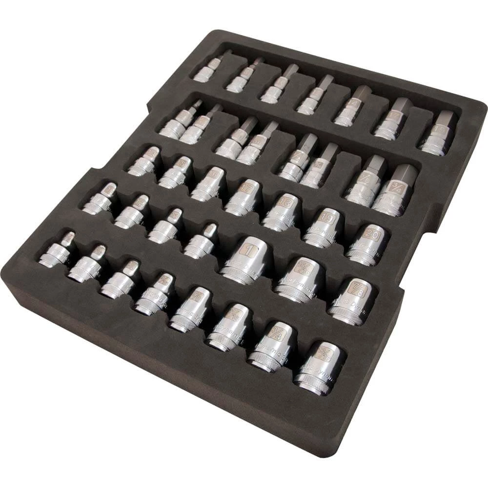 Dynamic 37pc 1/2" Drive Socket Tray DRIVING AND FASTENING ACCESSORIES 3 Dynamic 37pc 1/2" Drive Socket Tray DRIVING AND FASTENING ACCESSORIES
