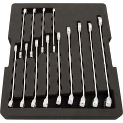 Dynamic 13pc Metric Combination Wrench Tray