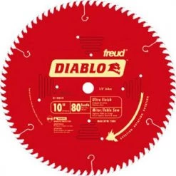 WOODWORKING Freud Diablo 10" 80T Ultra Finish Blade