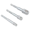 DYNAMIC GT-D112000 - 3 Piece 1/4" Hex Socket Driver Adapter Set 2 DYNAMIC GT-D112000 - 3 Piece 1/4" Hex Socket Driver Adapter Set