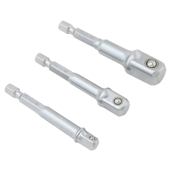 DYNAMIC GT-D112000 - 3 Piece 1/4" Hex Socket Driver Adapter Set