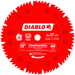WOODWORKING Freud Diablo 12" 60T Combination Saw Blade