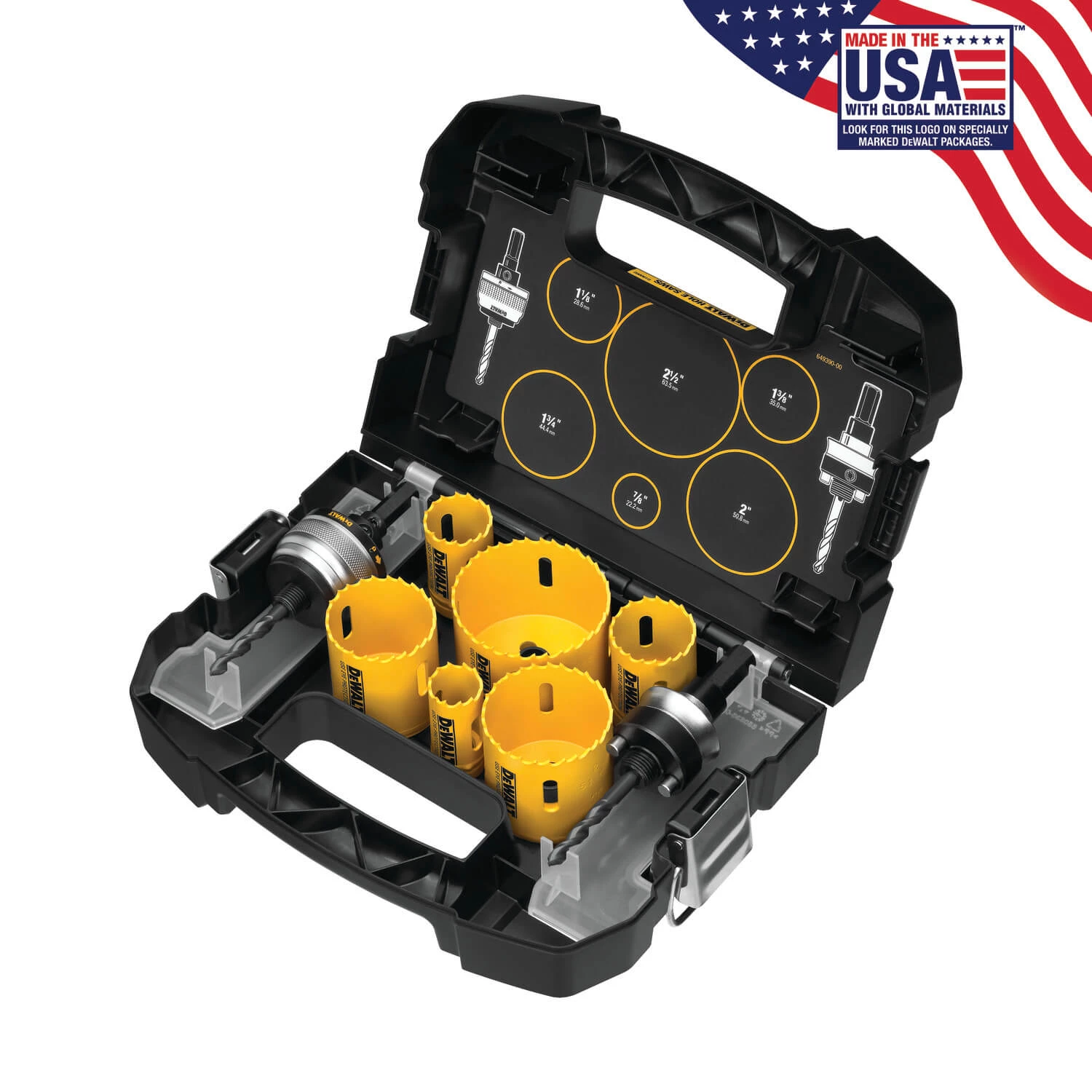 DEWALT D180002 Standard Electricians Bi-Metal Hole Saw Kit ACCESSORY KITS 5 DEWALT D180002 Standard Electricians Bi-Metal Hole Saw Kit ACCESSORY KITS
