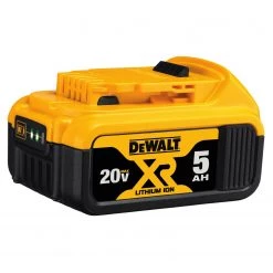 DEWALT DCB205 20V MAX XR 5.0Ah Lithium Ion Battery-Pack BATTERIES AND CHARGERS 7 DEWALT DCB205 20V MAX XR 5.0Ah Lithium Ion Battery-Pack BATTERIES AND CHARGERS