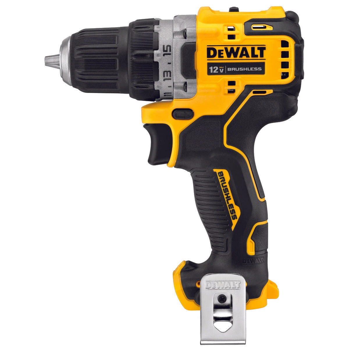DEWALT DCD701B XTREME™ 12V MAX* BRUSHLESS 3/8 IN. CORDLESS DRILL/DRIVER (TOOL ONLY) 4 DEWALT DCD701B XTREME™ 12V MAX* BRUSHLESS 3/8 IN. CORDLESS DRILL/DRIVER (TOOL ONLY)