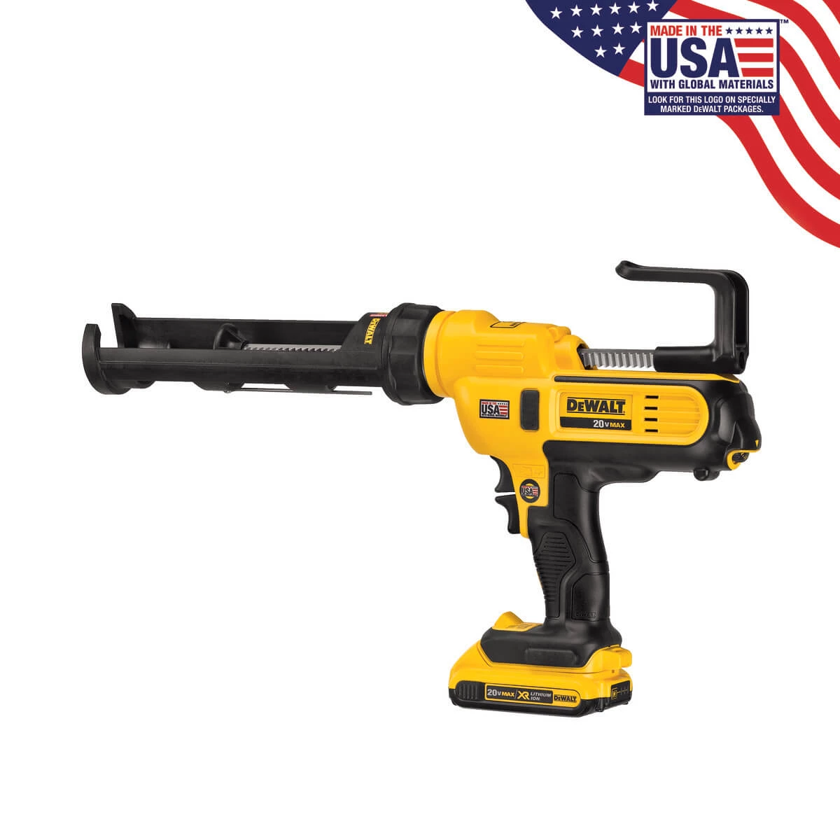 DEWALT DCE560D1 20V MAX 10oz/300ml Adhesive Gun Kit 3 DEWALT DCE560D1 20V MAX 10oz/300ml Adhesive Gun Kit