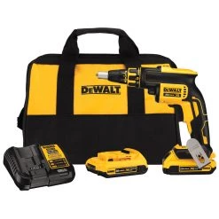 DEWALT DCF620D2 2.0AH 20-volt MAX XR Li-Ion Brushless Drywall ScrewGun POWER TOOLS