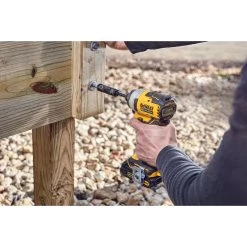 POWER TOOLS DEWALT DCF809C2 ATOMIC 20V MAX* BRUSHLESS CORDLESS COMPACT 1/4 IN. IMPACT DRIVER KIT 2 BATTERY KIT