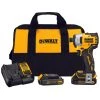 POWER TOOLS DEWALT DCF809C2 ATOMIC 20V MAX* BRUSHLESS CORDLESS COMPACT 1/4 IN. IMPACT DRIVER KIT 2 BATTERY KIT