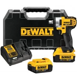 POWER TOOLS DEWALT DCF880M2 20-volt MAX Lithium Ion 1/2-Inch Impact Wrench Kit With Detent P