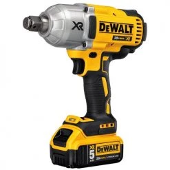 POWER TOOLS DeWALT DCF897P2 5 Ah 20V MAX XR High Torque 3/4-Inch Impact Wrench With Hog Ring